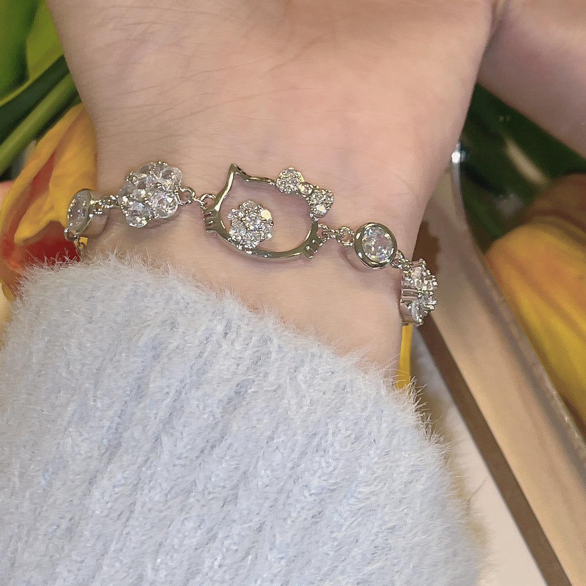 

Браслет Hello Kitty Мила Дівчинка Кіт KT Фея Прикраса Подарунок для Дівчини S396 KT Bracelet
