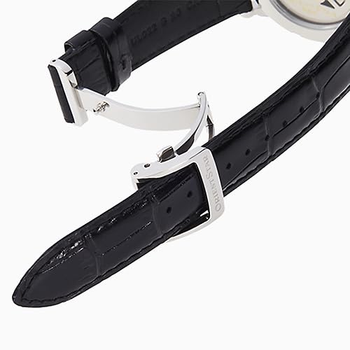 Orient Star RK-AU0002S Men's Elegant Classic Automatic Watch, Made in Japan, with a 2-Year Manufacturer's Warranty, White and Silver