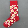 Happy Socks Women's Unisex Combed Cotton Sock Cherry Strawberry