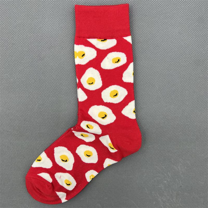 Happy Socks Women's Unisex Combed Cotton Sock Cherry Strawberry