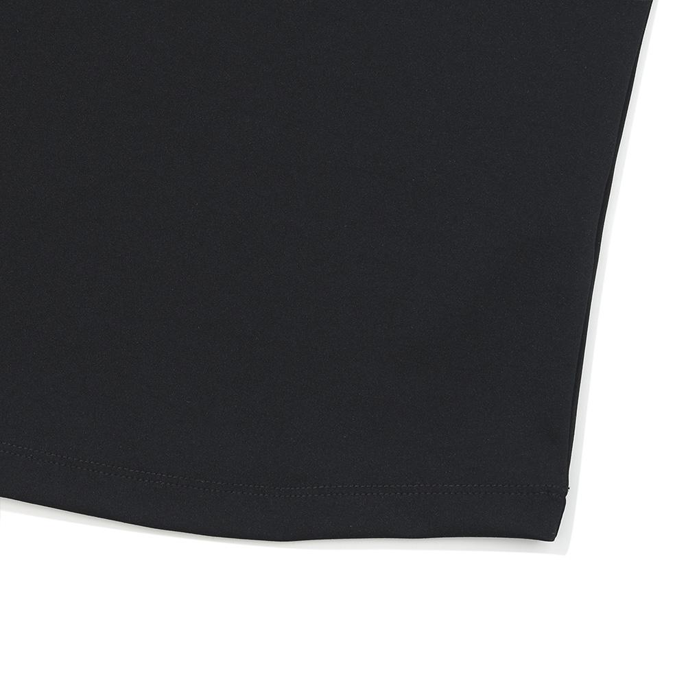 MALBON GOLF Basic Collared Comfort T-Shirt Black (Woman)