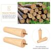 4Pcs Solid Wood Furniture Legs Height 10/12/15CM Straight Sturdy Tapered Sofa Bed Cabinet Table Chair Replacement Furniture Legs