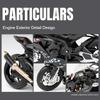 1:12 Scale 1199 HP4 Motorcycle Model Toy Car Metal Diecast Wheel Steering Shock Absorption Motorbike Models for Kids Gifts