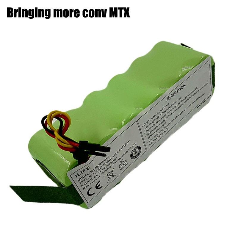 

Ni -Mh 14 .4v 3500mah For Panda X500 X600 Battery High Quality Battery For Ecovacs Mirror Cr120 Vacuum Cleaner Dibea X500 X580 2pc