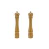 Set of 2 Manual Pepper Mills - FACKELMANN PROFESSIONAL - Wood Color - 32 Cm