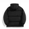 Men's Oversized Casual Down Jacket With Long Sleeves And Hood