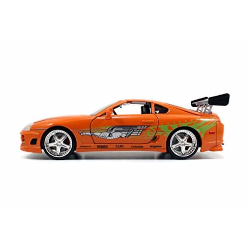1/24 Scale Fast & Furious Diecast Model Car Brian Toyota Supra Orange JADATOYS