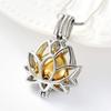 Flower Shaped Cremation Urn Bar Jewelry Pet Cremation Jewelry Ashes Necklaces Creative Pet Cremation Jewelry