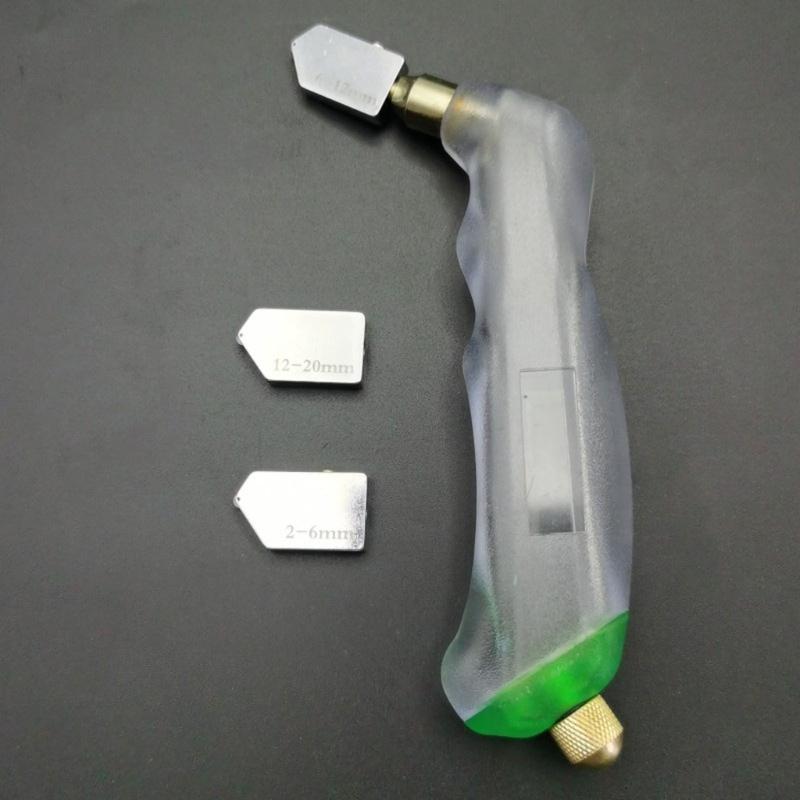 Heavy Duty Glasses Cutter Set With Adjustable Metal Scribers And Ergonomic Grip Glasses Cutting Tool For DIY Projects