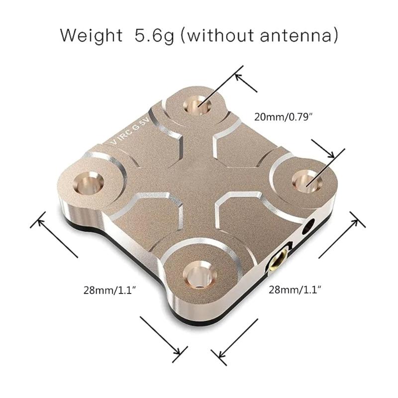 TX800 VTX 5.8G 48CH PitMode 25mW/200mW/400mW/800mW Output Long Ranges Transmitter Clear and Stable Signal Transmission