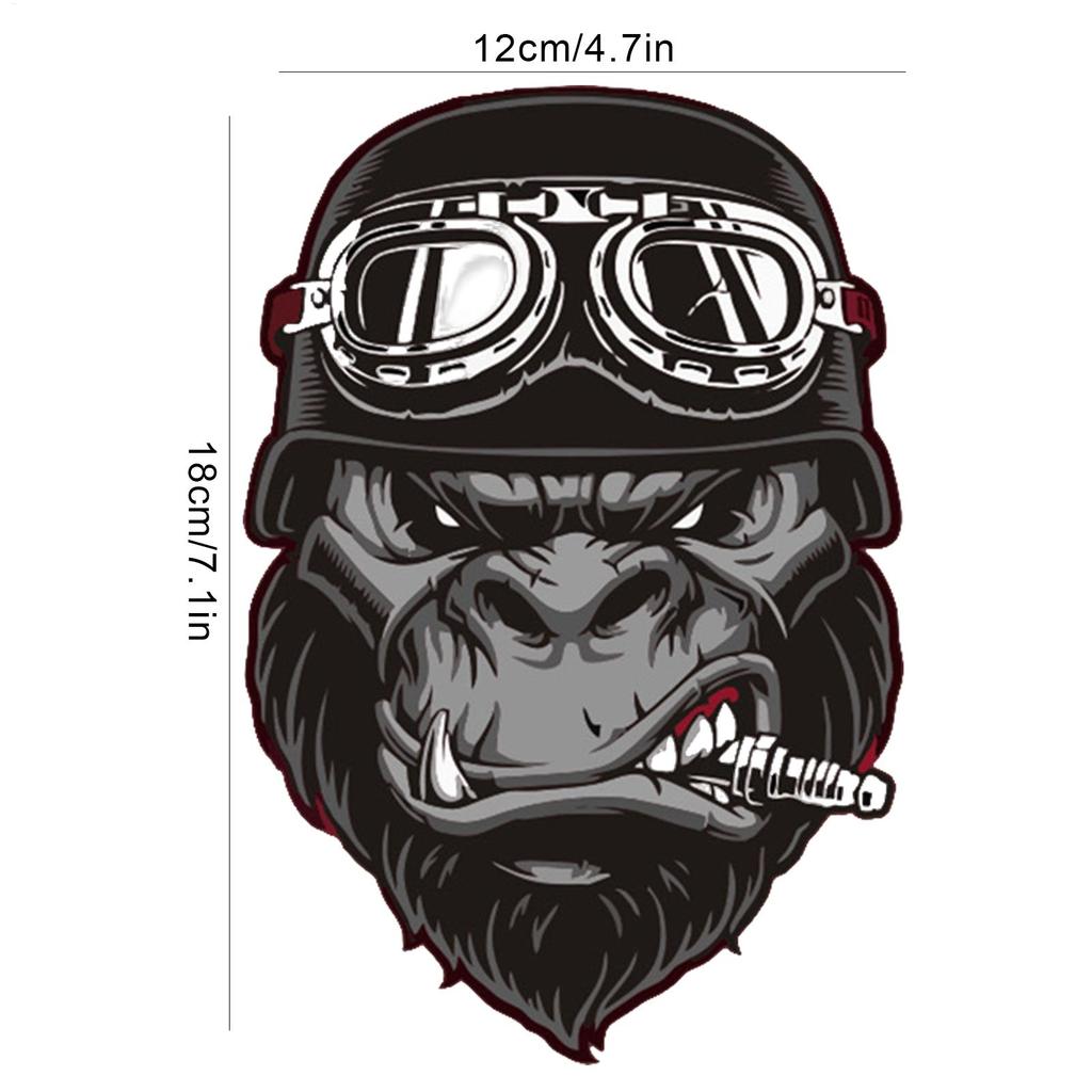 Autoaufkleber Orang-Utan Affe Wand Autoaufkleber Orang-Utan Kopf Aufkleber Affe Wand Autoaufkleber Kühlschrank Stoßstange Aufkleber