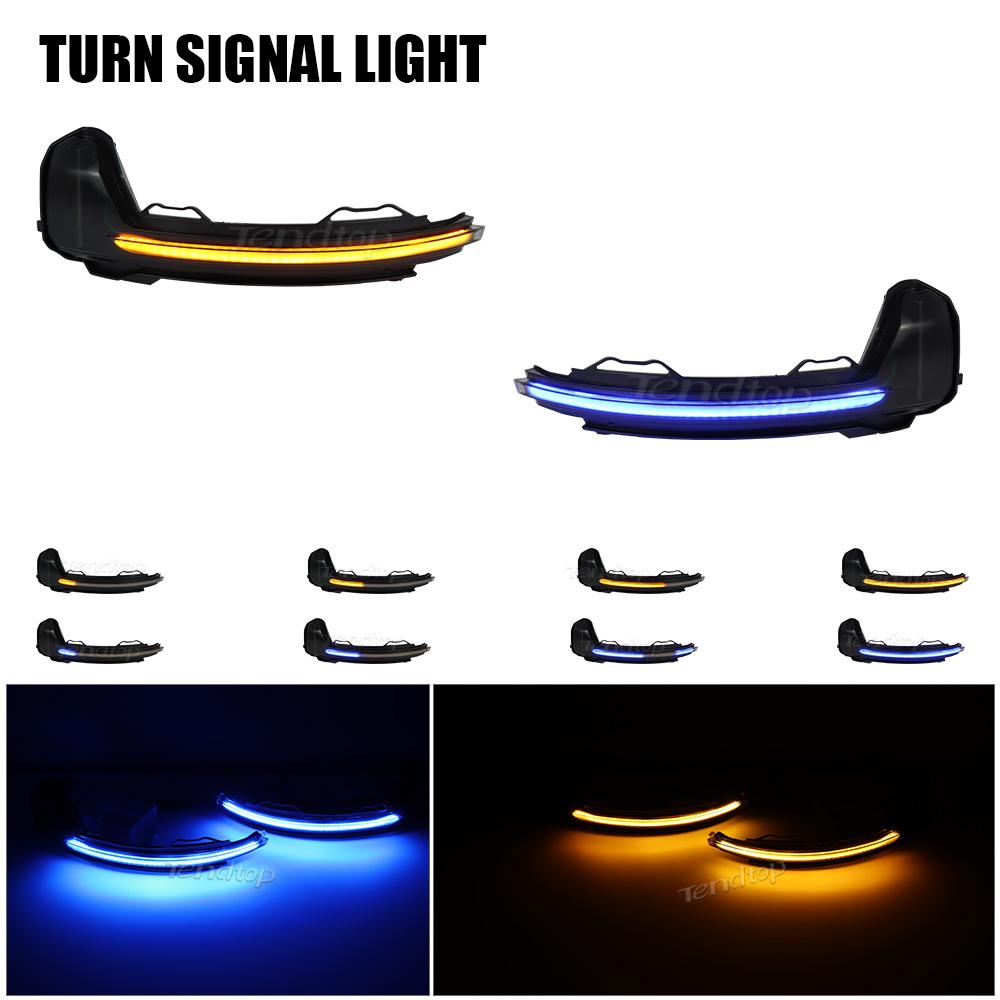 LED Mirror Blinker Dynamic Turn Signal Indicators Lights for VW Tiguan MK2 Touareg MK3 Sequential Indicators Lamps