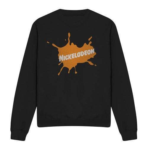 NICKELODEON Unisex Adult Retro Burst Logo Sweatshirt