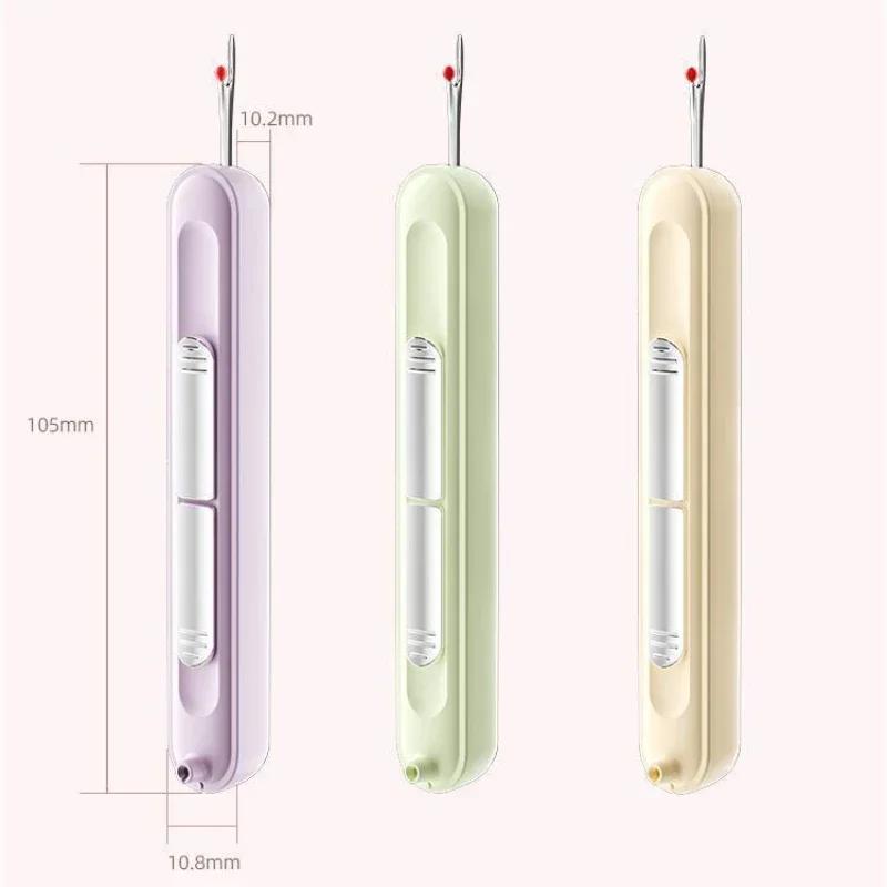 2 In 1 Needle-threaders with Seam Ripper Threading Seam Remover Seam Ripper Tool for Sewing Crafting Cross-Stitch Accesorios