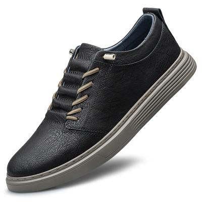 2024 Spring Italian Quality Genuine Leather Casual Shoe Men's Black Classic Oxford Shoes Outdoor Dress Shoes and Walking