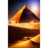 Egyptian Pyramid Temple Sphinx Prints Poster Canvas HD Painting Modern Wall Art Pictures For Living Room Bedroom Home Decoration