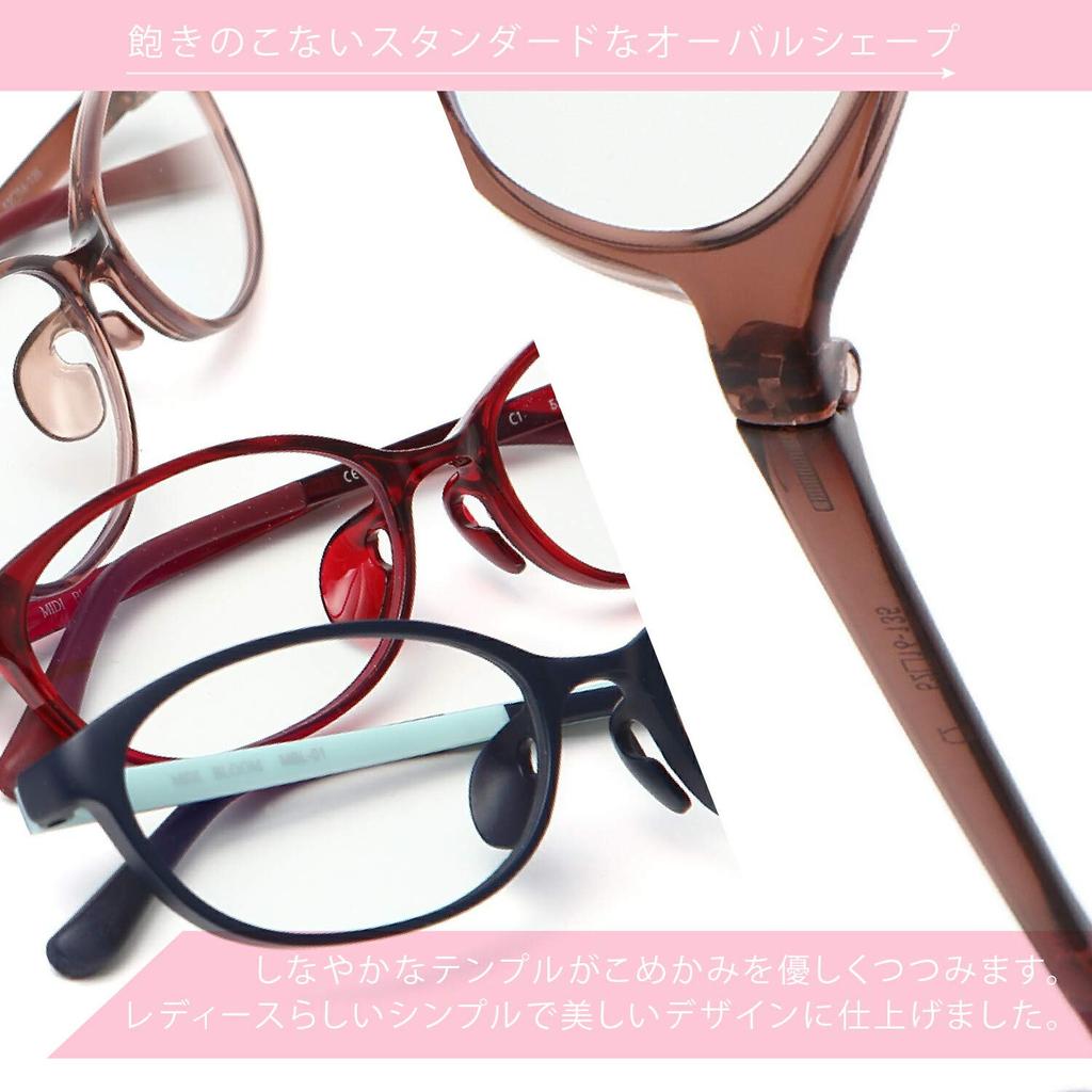 MIDI BLOOM Women's Stylish Reading Glasses with Blue Light and UV Protection (mbl01c2300)