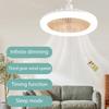 E27 LED Ceiling Fan with Light Timing Ceiling Fans Remote Control LED Ceiling Fan 3 Speeds Smart Fan Light for Bedroom Room