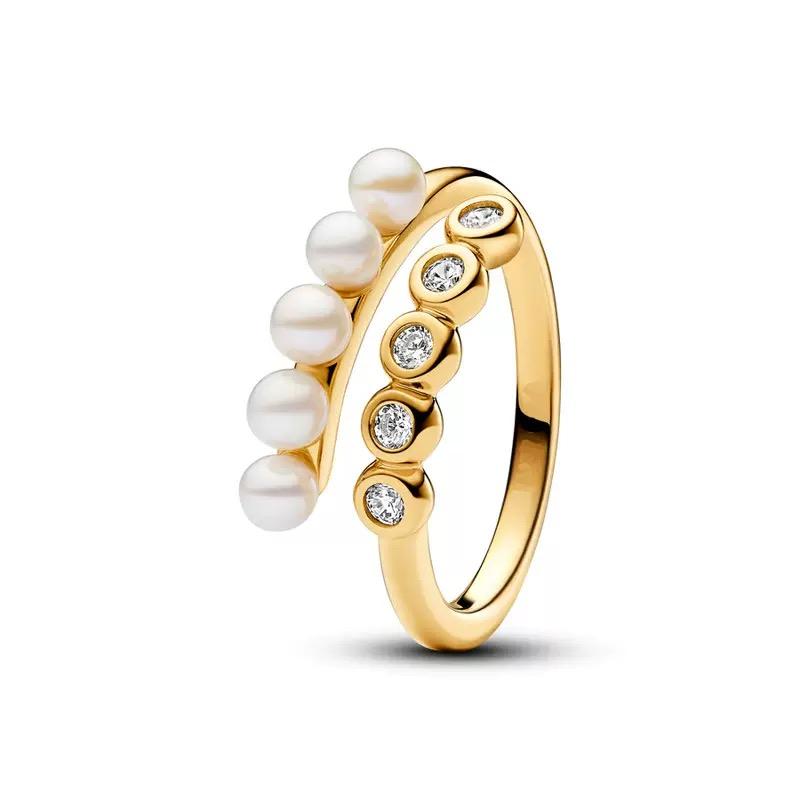 Waterdrop Ring S925 Silver Zircon Blue Stone Heart Ring Fashionable Women's Jewelry Party Wedding Gifts
