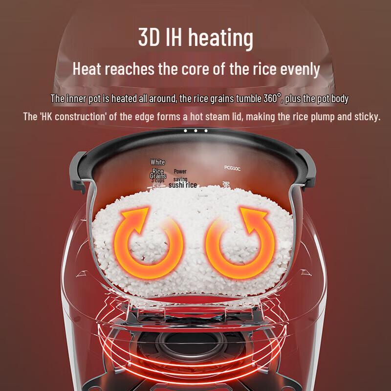 Tiger 3L Smart Pressure IH Rice Cooker