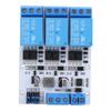 GPIO Relay Module 3 Channel Over Current Guard Adjustable Relay Module with Optocoupler Isolation