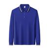 Men'S Clothing Brand Lapel Polo Shirt Long Sleeve T-Shirt High Quality Autumn Winter Solid Color Casual Breathable Top Unisex