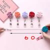 Retractable Hospital Office Suppies Name Tag Badge Reels Employee Badge Holder Easy Pull Buckle Reel Clip Chest Pocket Clip