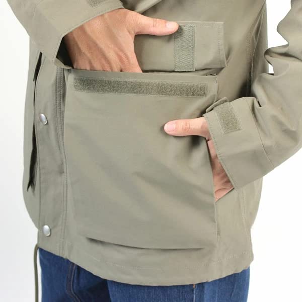 Taion and Inner Down Mountain Parka Camping Men's Women's CR09+104, Casual, Lightweight, Fashion, Fall/Winter (Size L, Beige)