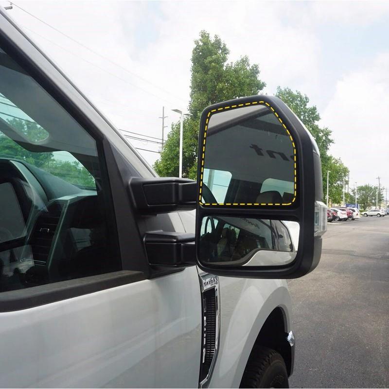 For F150 F250-F550 2015- 1PCS Outer Rearview Side Heated Mirror Glass Lens Reflector Lens Car Accessories With/No Blind Spot