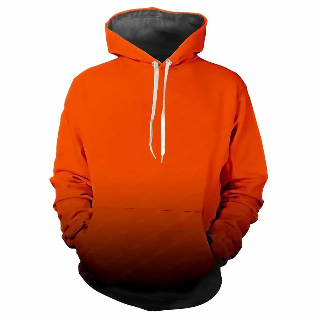 Trendiger Herren-Hoodie mit gedruckten, farbwechselnden Mustern, Digitaldruck, lässig, langärmelig mit Kapuze, dicker Stoff, Oberteile