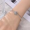 S925 Silber Bunter Zirkonia Dezember Geburtsstein Perlenarmband Schmuck