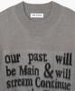 MILLO ARCHIVE Glory Text Knit [Gray]