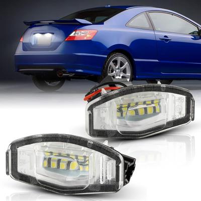Hotimp Compatible License Plate Light License Plate Lights for Honda 2 X 18 LEDs