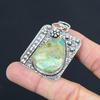 Chrysocolla Gemstone 925 Sterling Silver Elegant Birthday Ethnic Pendant Jewelry
