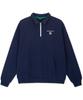 DIVINE DISTANCE Signature Half Zip Sweatshirt [Navy]