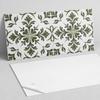 Self-Adhesive Vinyl Panel for a Teenager's Room 100x50 cm Plant Pattern on the Background