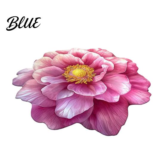High Absorbency Bath Realistic Anti-slip Rug Anti-Slip Flower Bathroom Mat 3D Absorbent Floor Area