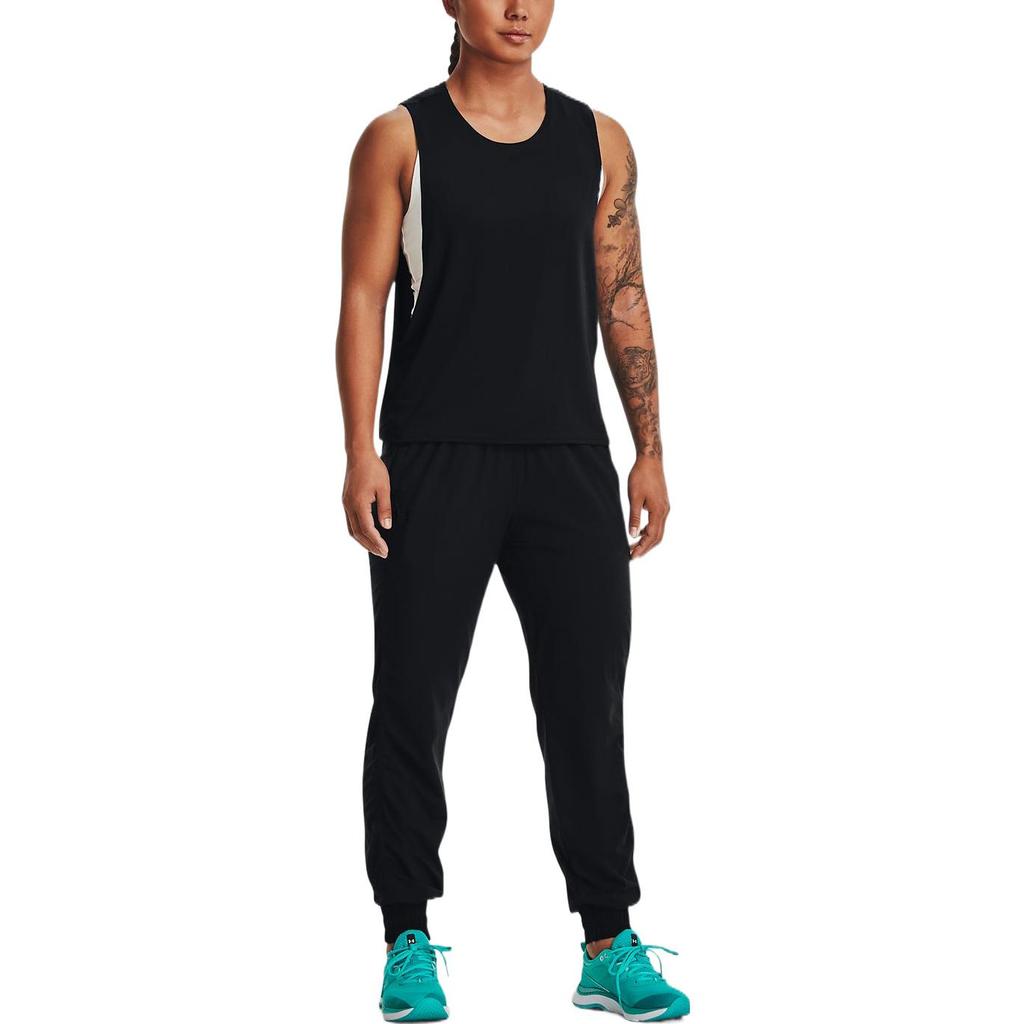 Under Armour Solid Color Fitted Jogger Pants Women bottoms 1369882-001