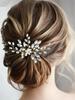 Exclusive for Cross-Border Handmade Glass Beaded Crystal Hairpin Bridal Wedding Headdress Accessories Pin