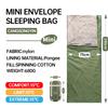 Outdoor camping single sleeping bag, tent comfortable thick warm sleeping bag, portable hiking portable sleeping bag