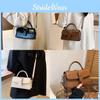 Vintage Handbag For Women 2024 New Fashion Casual Crossbody Bag Summer Armpit Bag Simple Shoulder Bag