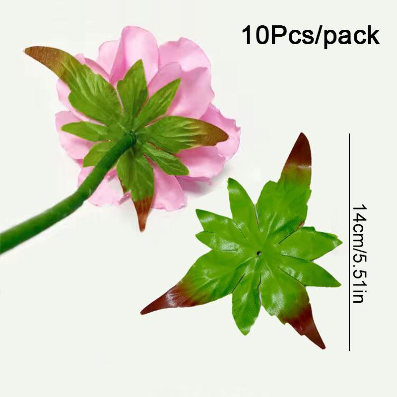 

10 шт/уп. Основа Ручна робота Квітковий Натуральний Простий Різноманітні форми Міцний Зроби сам Головки штучних квітів М яка Весільна прикраса K