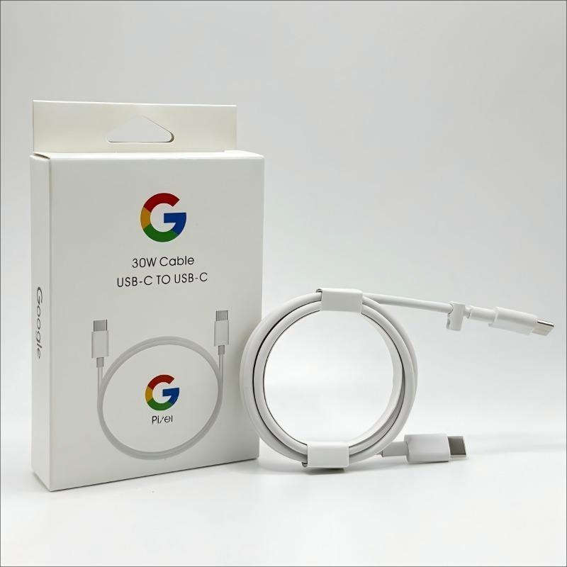 Google 30W USB-C to USB-C Fast Charging Cable for Pixel Devices белый