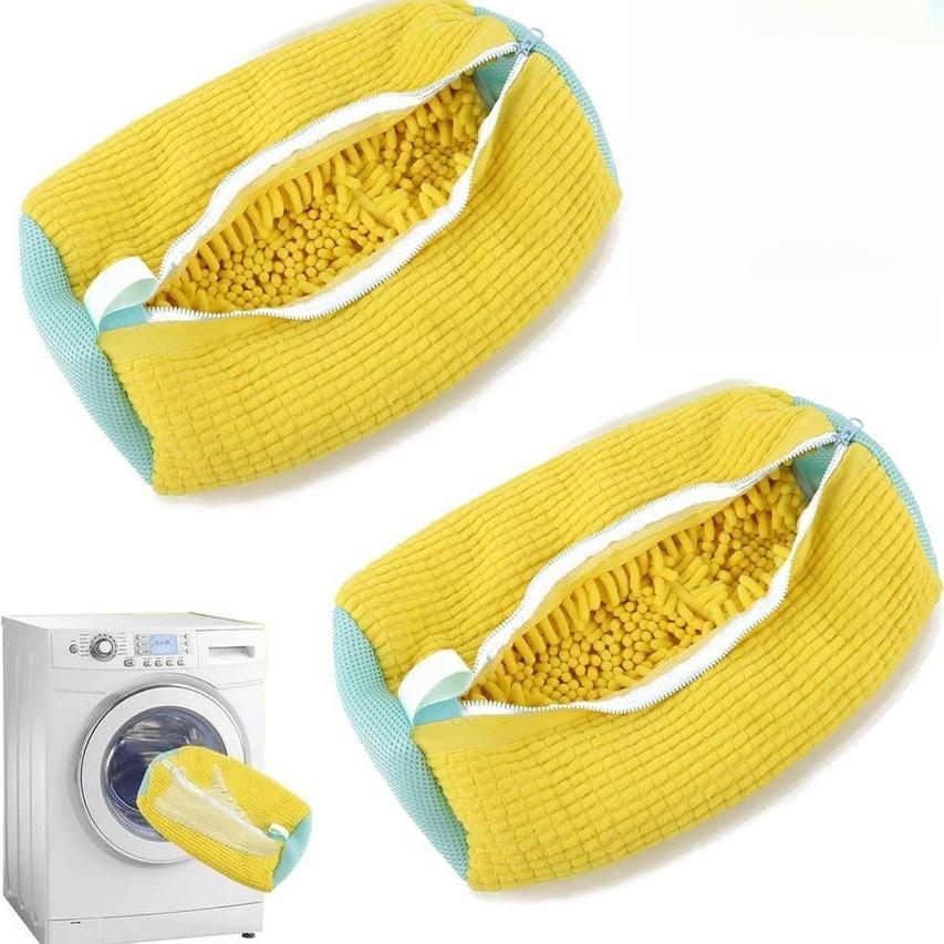 Vrecko na umývanie obuvi Opätovne použiteľné vrecko na pranie na zips 360° všestranné čistenie športovej obuvi vrece na čistenie topánok na odstraňovanie nečistôt