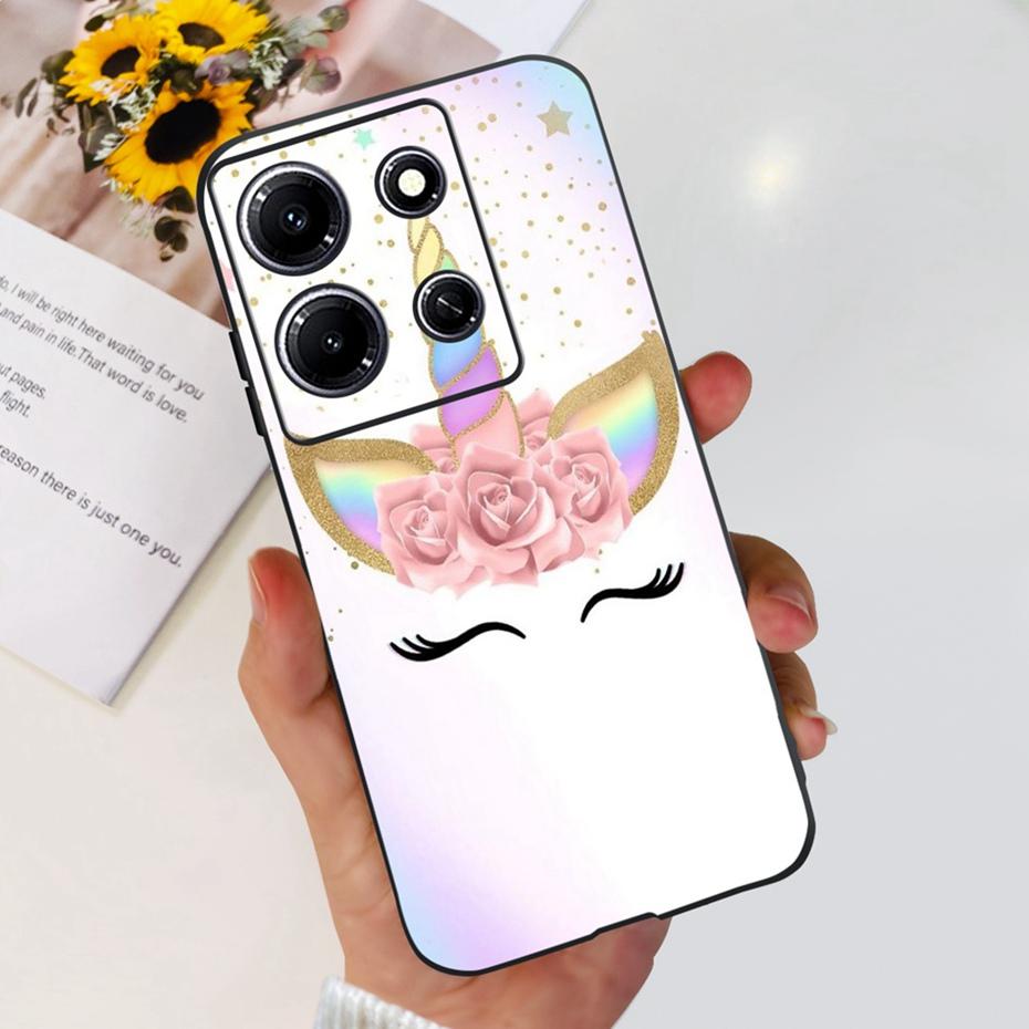 Fashion Butterfly Phone Case For Infinix Note 30i Note30 Pro 2023 Soft Silicone TPU Back Cover For Infinix Note 30 Pro Note30i