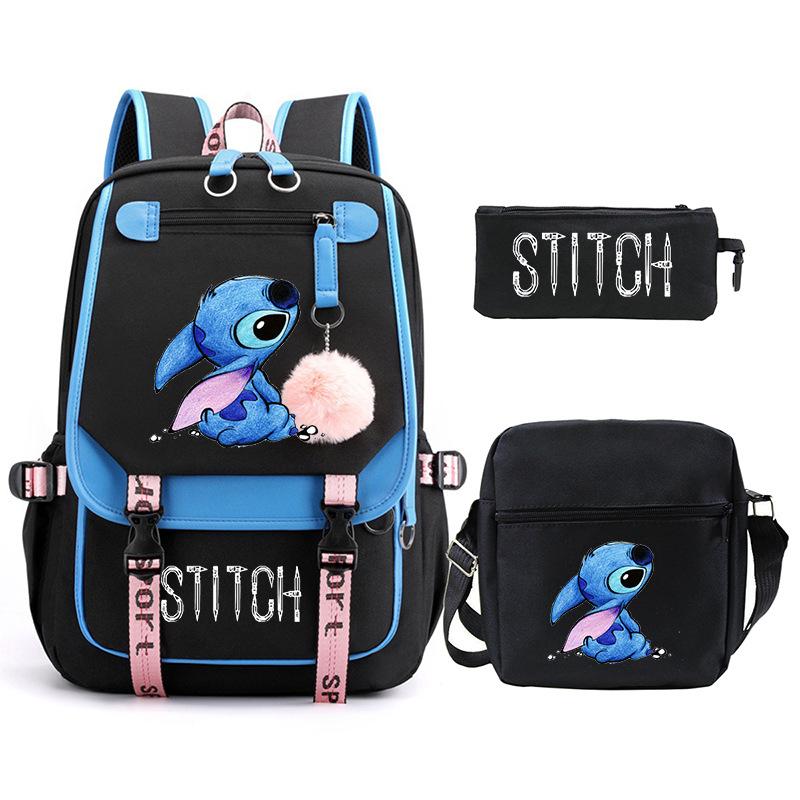 Animation Cartoon Backpack Elementary School Students Junior High School Students Campus Trend School Bag Set No specifications