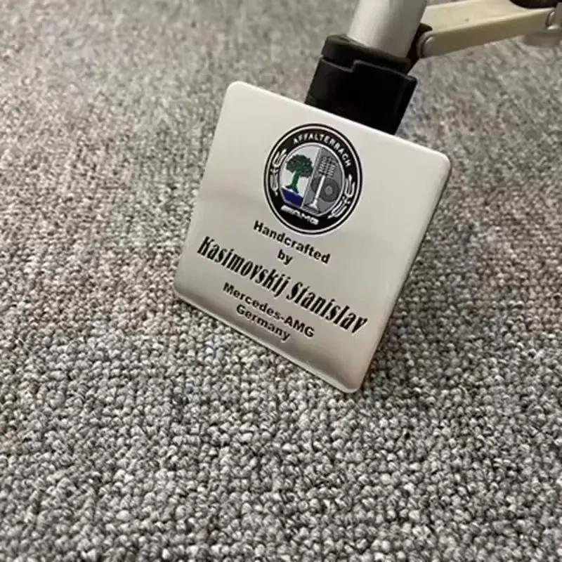 Car Engine Sticker AFFALTERBACH Nameplate Label Emblem Sticker For Mercedes Benz AMG Maybach W205 W213 W166 W177 W463 W464 CLA1 T6