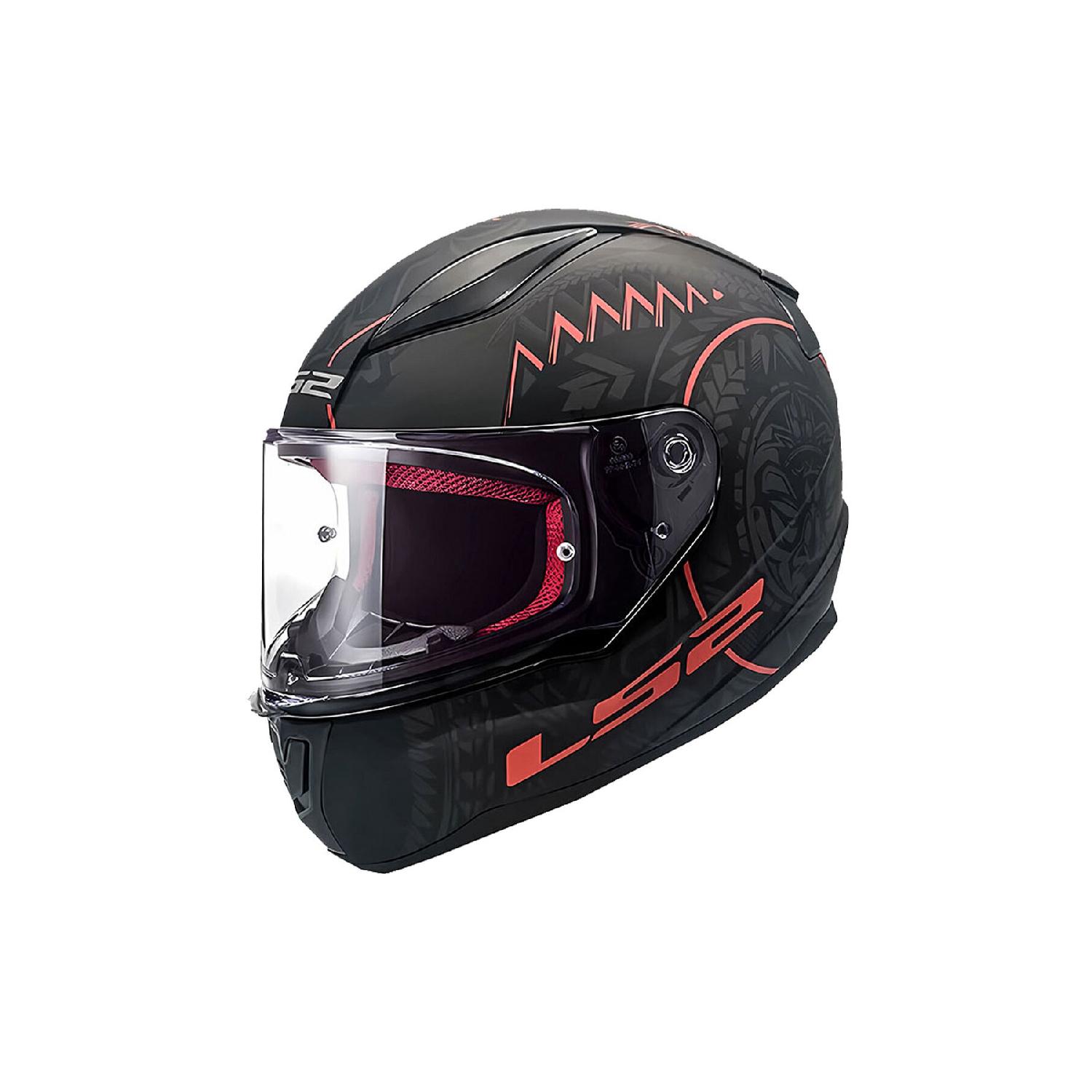 

Rapid Takaroa Matt Black-red Helmet