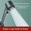 Modern Abs Handheld Shower Head Combo With Multiple Spray Functions And Mount