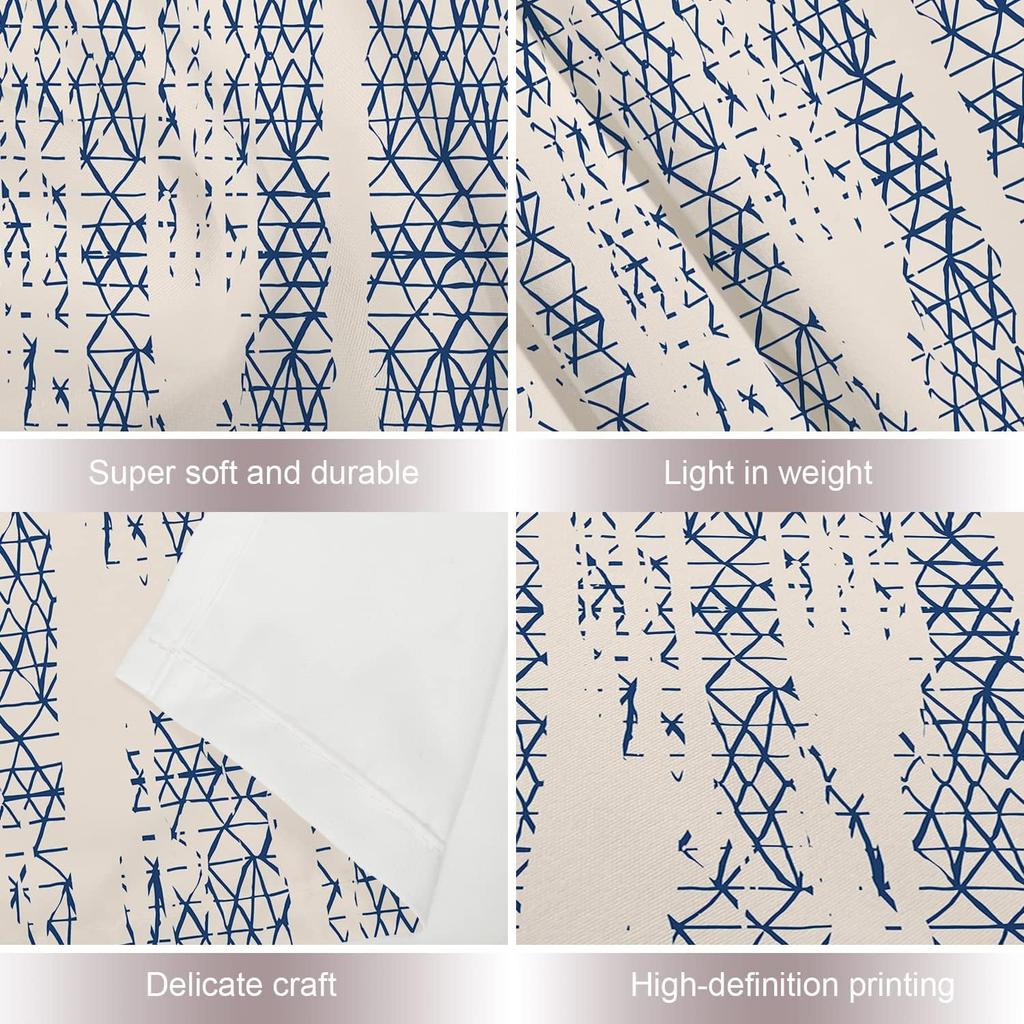 Japanische Abstrakte Blaue Tie-Dye Wandteppich, Shibori Tinte Modernes Batik Marmor Wandbehang Großer Wandteppich Dekoration Polyester